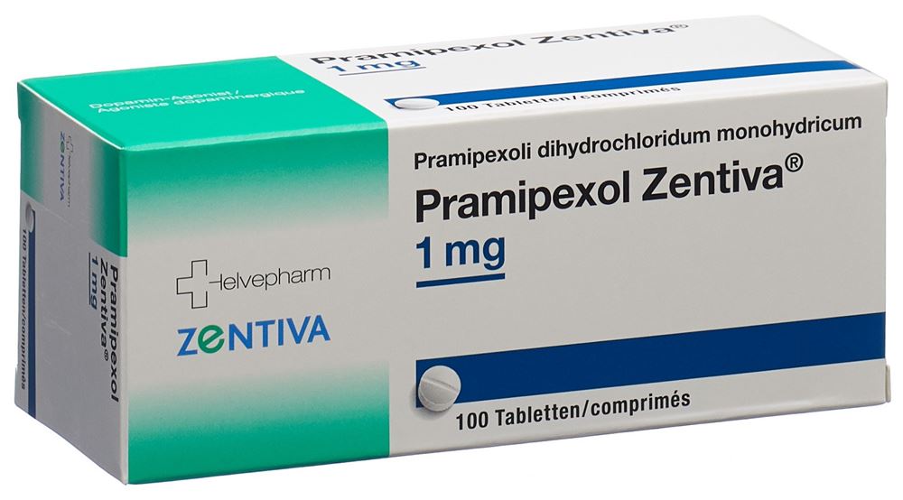 PRAMIPEXOLE Zentiva 1 mg, Hauptbild