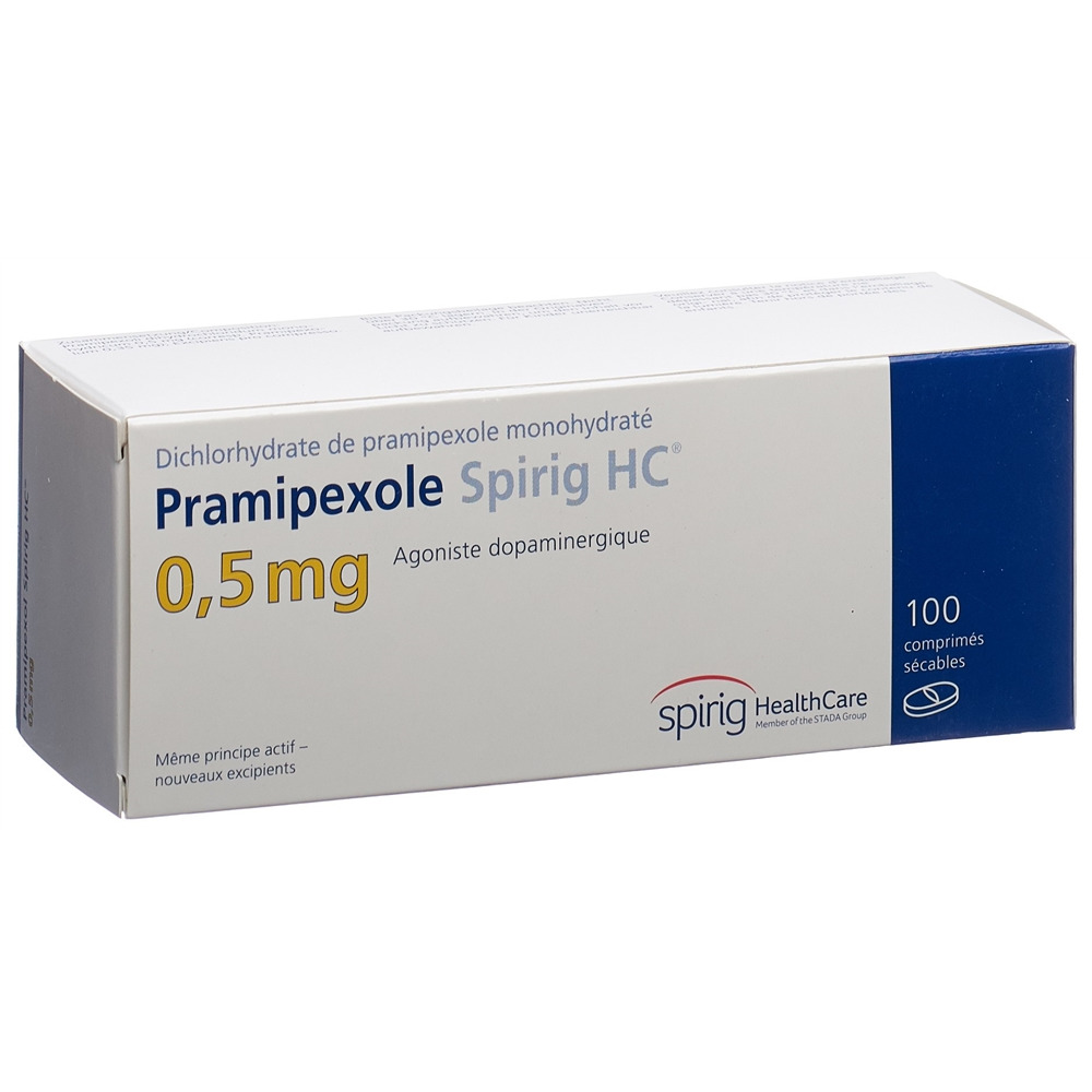 PRAMIPEXOLE Spirig HC 0.5 mg, image 2 sur 2