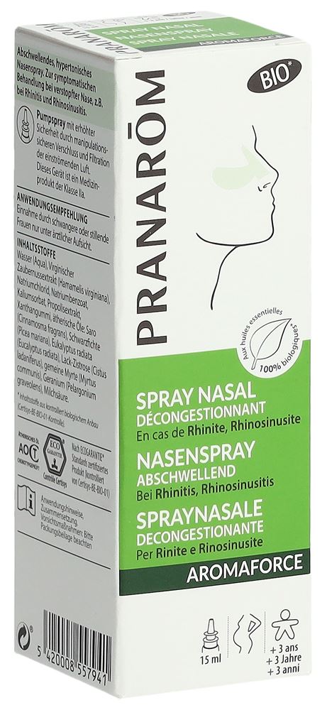 Pranarom Aromaforce spray nasal décongestionnant