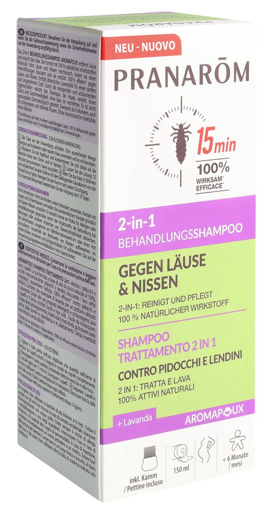 Pranarom Aromapoux 2in1 Behandlungsshampoo gegen Läuse