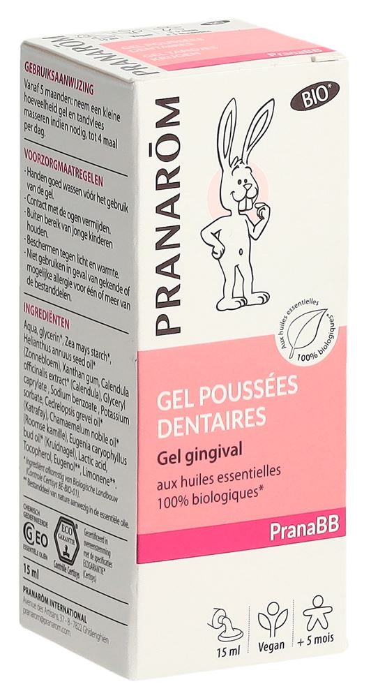 Pranarom PranaBB gel poussées dentaires