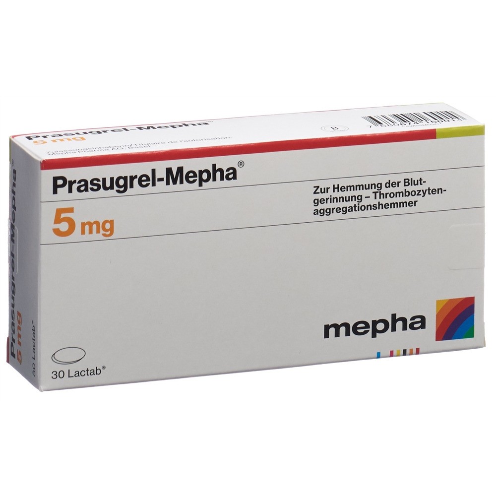 PRASUGREL Mepha 5 mg, image principale