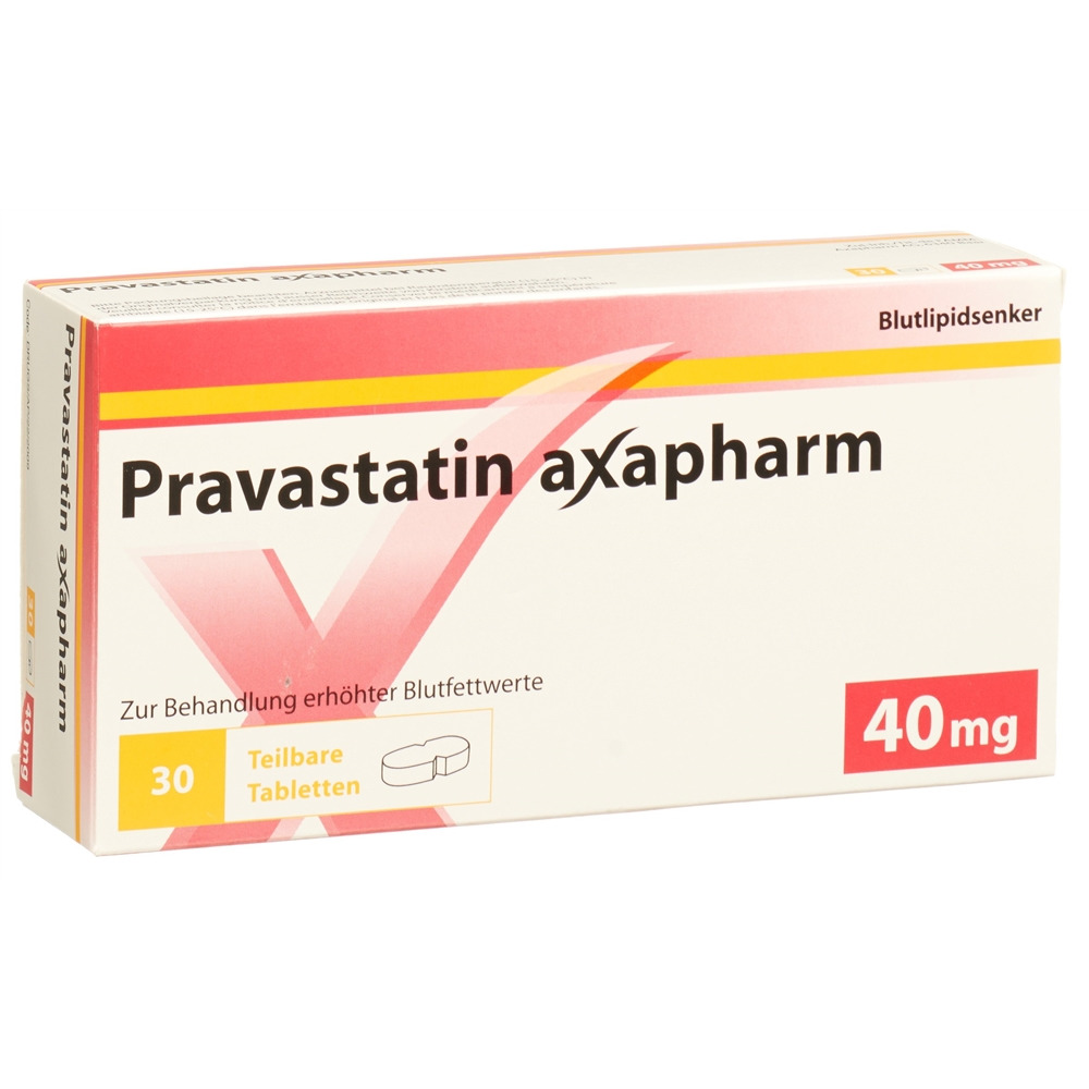 PRAVASTATINE axapharm 40 mg, Hauptbild