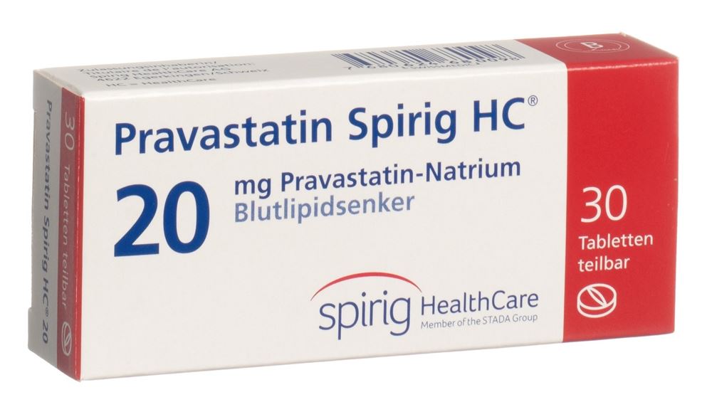 PRAVASTATINE Spirig HC 20 mg, image principale