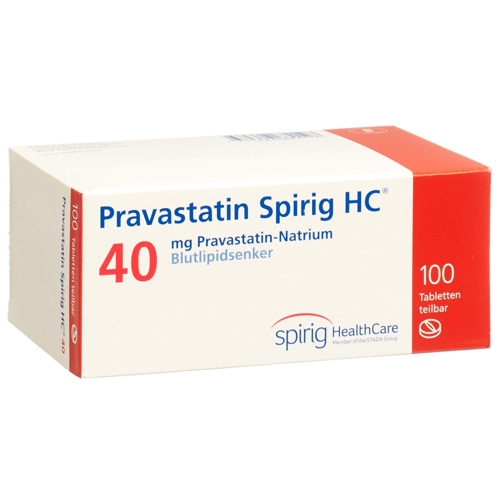 PRAVASTATINE Spirig HC 40 mg, image principale