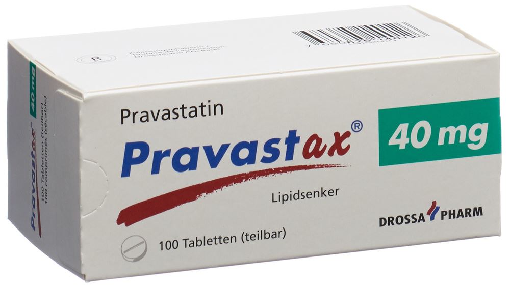 PRAVASTAX cpr 40 mg blist 100 pce, image principale