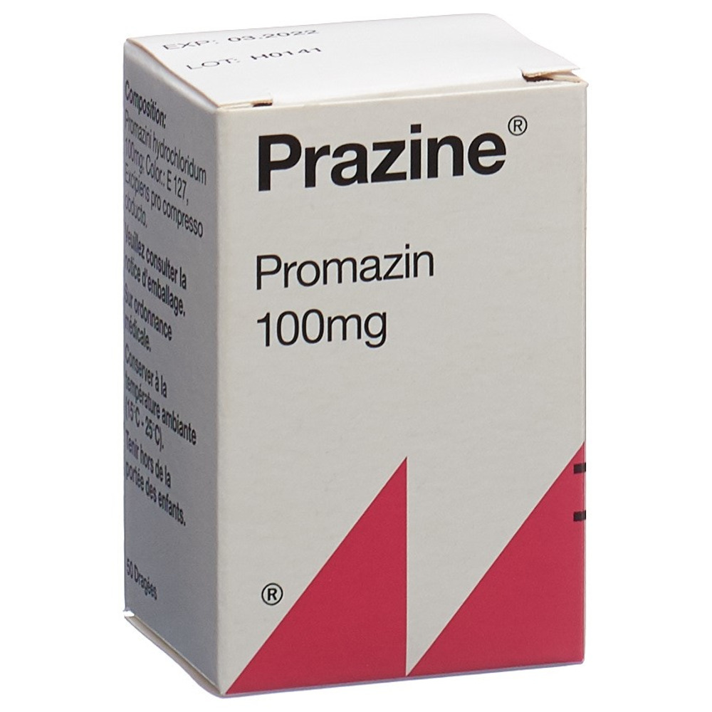 PRAZINE drag 100 mg bte 50 pce, image principale