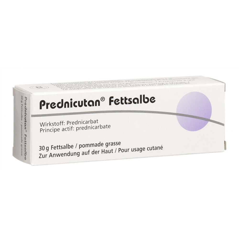 PREDNICUTAN Fettsalbe 2.5 mg/g Tb 30 g, Hauptbild