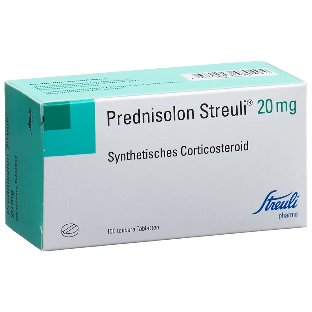 PREDNISOLONE Streuli 20 mg, Hauptbild