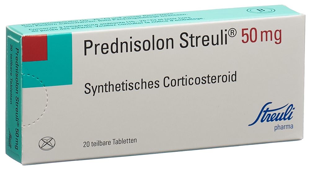 PREDNISOLONE Streuli 50 mg, image principale