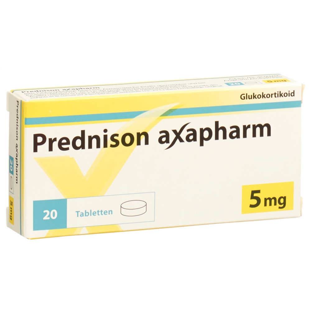 PREDNISONE axapharm 5 mg, Hauptbild