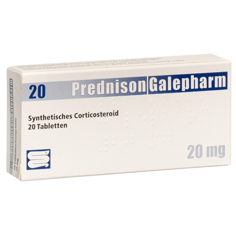 PREDNISONE Galepharm 20 mg, Hauptbild