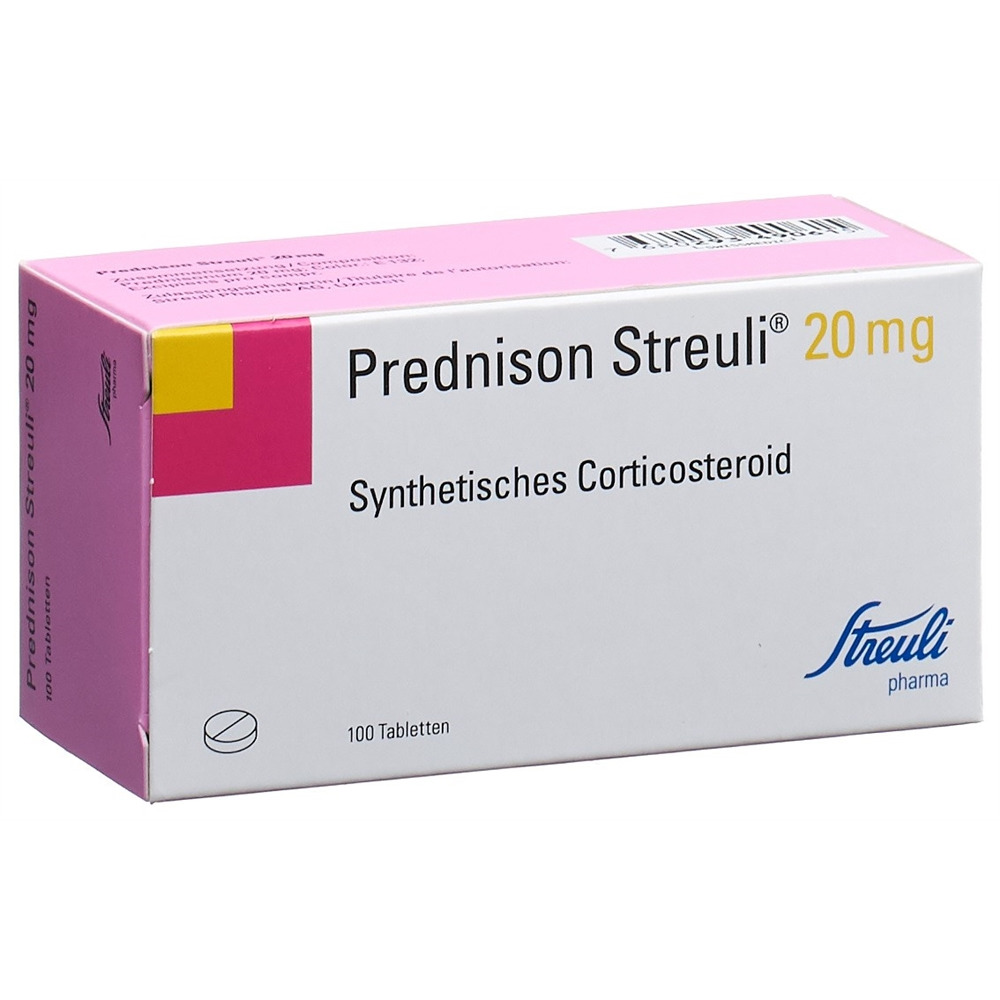 PREDNISONE Streuli 20 mg, Hauptbild