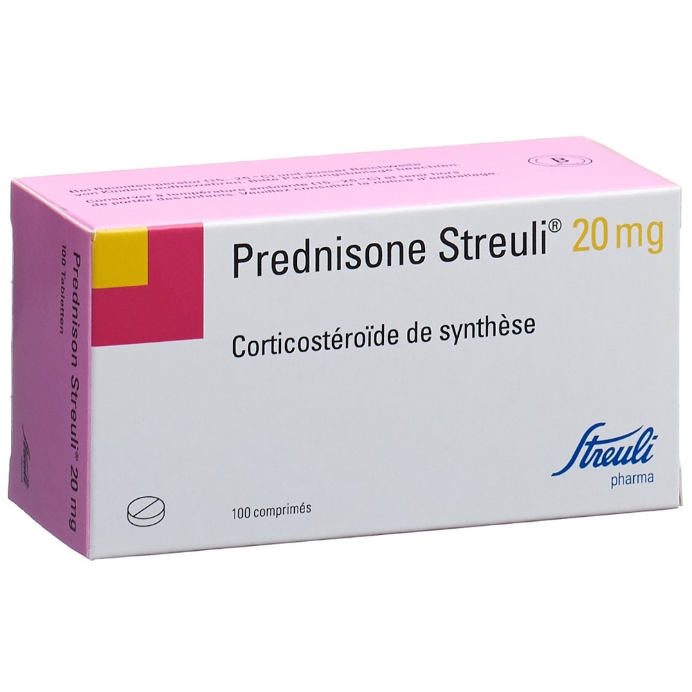 PREDNISONE Streuli 20 mg, image 2 sur 2