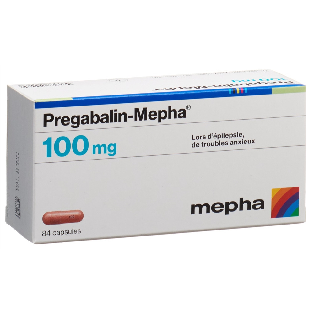 PREGABALINE Mepha 100 mg, image 2 sur 2