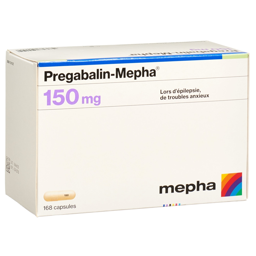 PREGABALINE Mepha 150 mg, image 2 sur 2