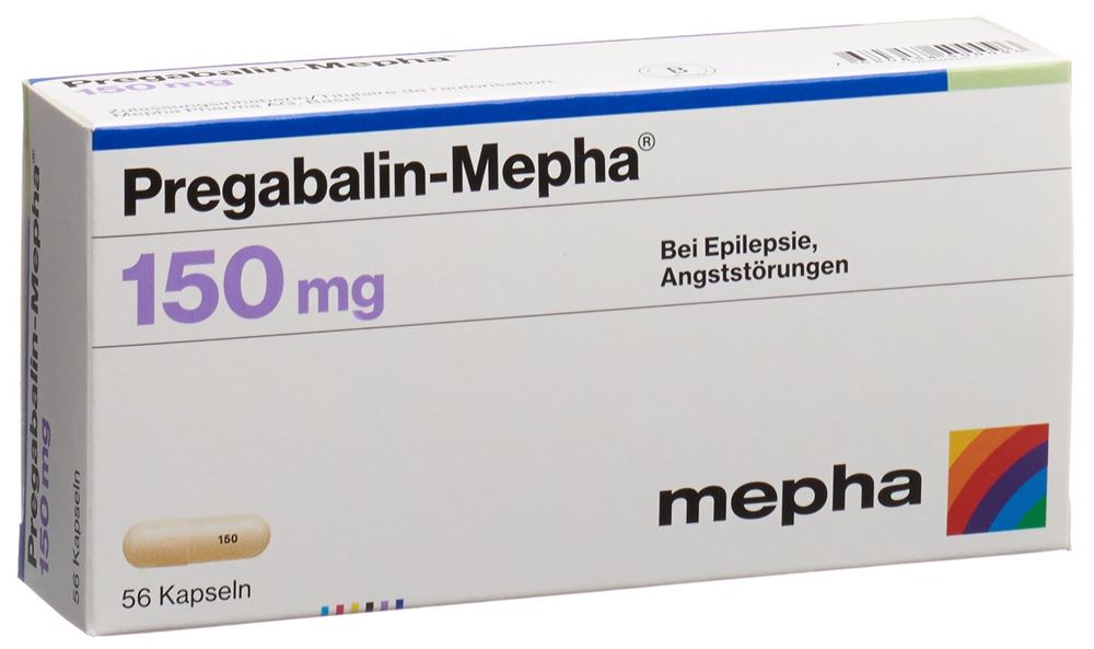 PREGABALINE Mepha 150 mg, image principale