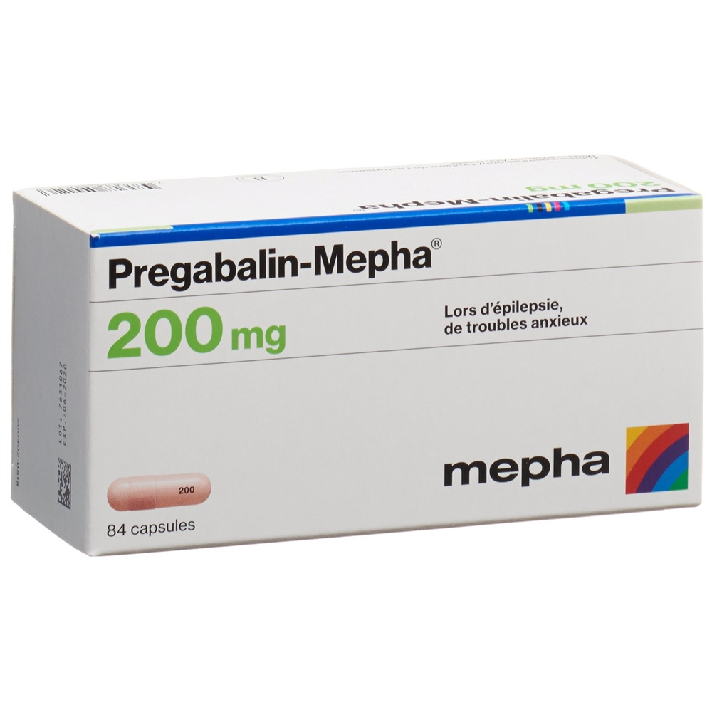 PREGABALINE Mepha 200 mg, image 2 sur 2