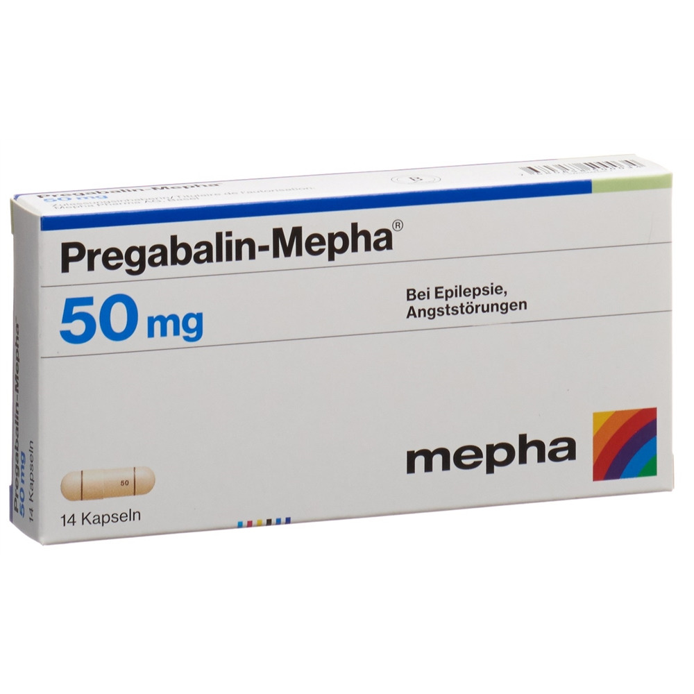 PREGABALINE Mepha 50 mg, image principale