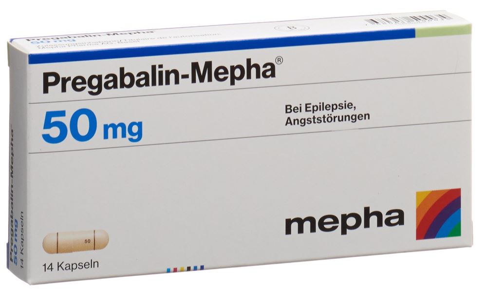 PREGABALINE Mepha 50 mg, image principale