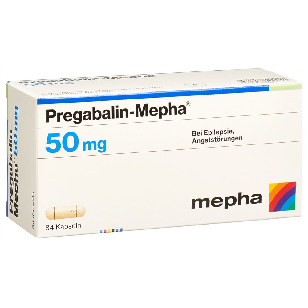 PREGABALINE Mepha 50 mg, image principale