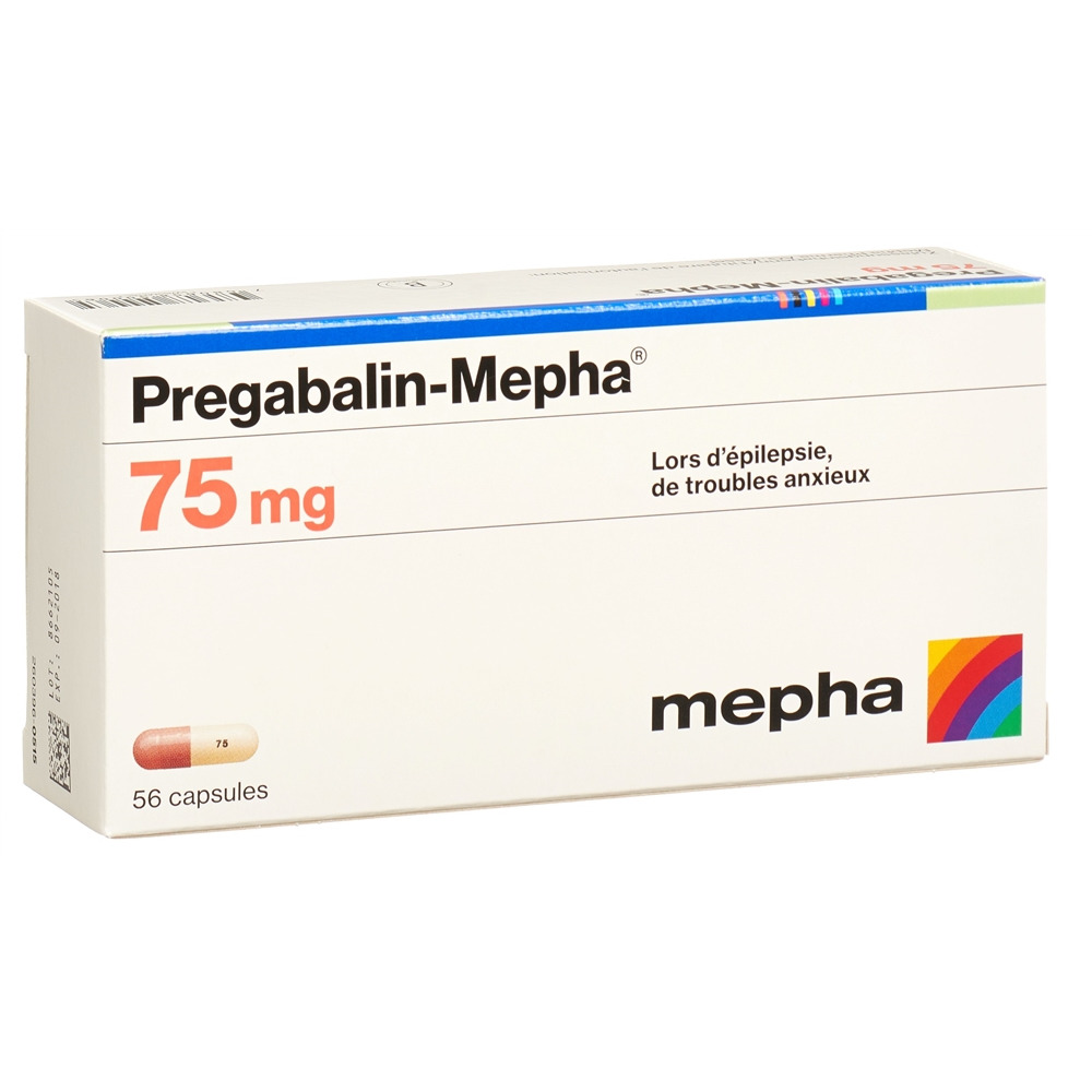 PREGABALINE Mepha 75 mg, image 2 sur 2