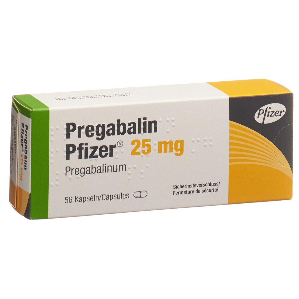 PREGABALINE Pfizer 25 mg, image principale