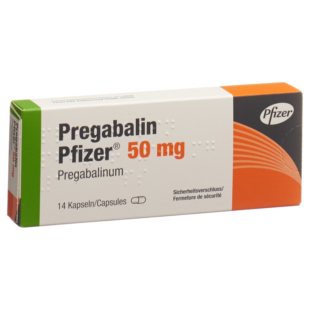 PREGABALINE Pfizer 50 mg, image principale