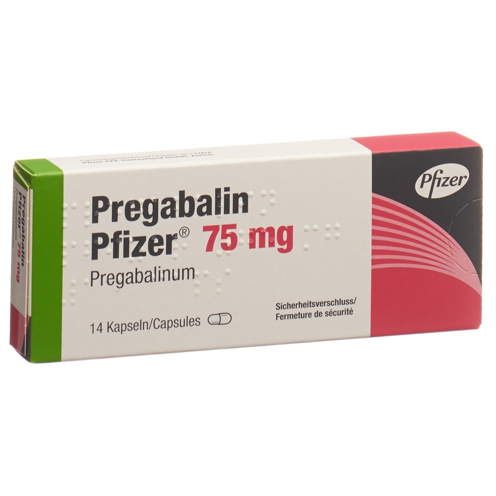 PREGABALINE Pfizer 75 mg, image principale