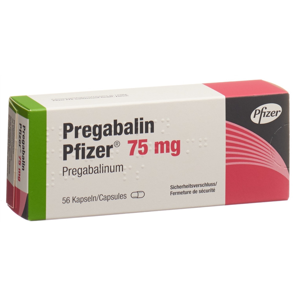 PREGABALINE Pfizer 75 mg, image principale