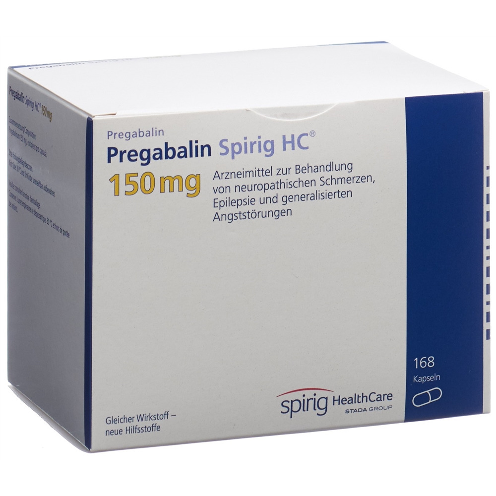 PREGABALINE Spirig HC 150 mg, Hauptbild