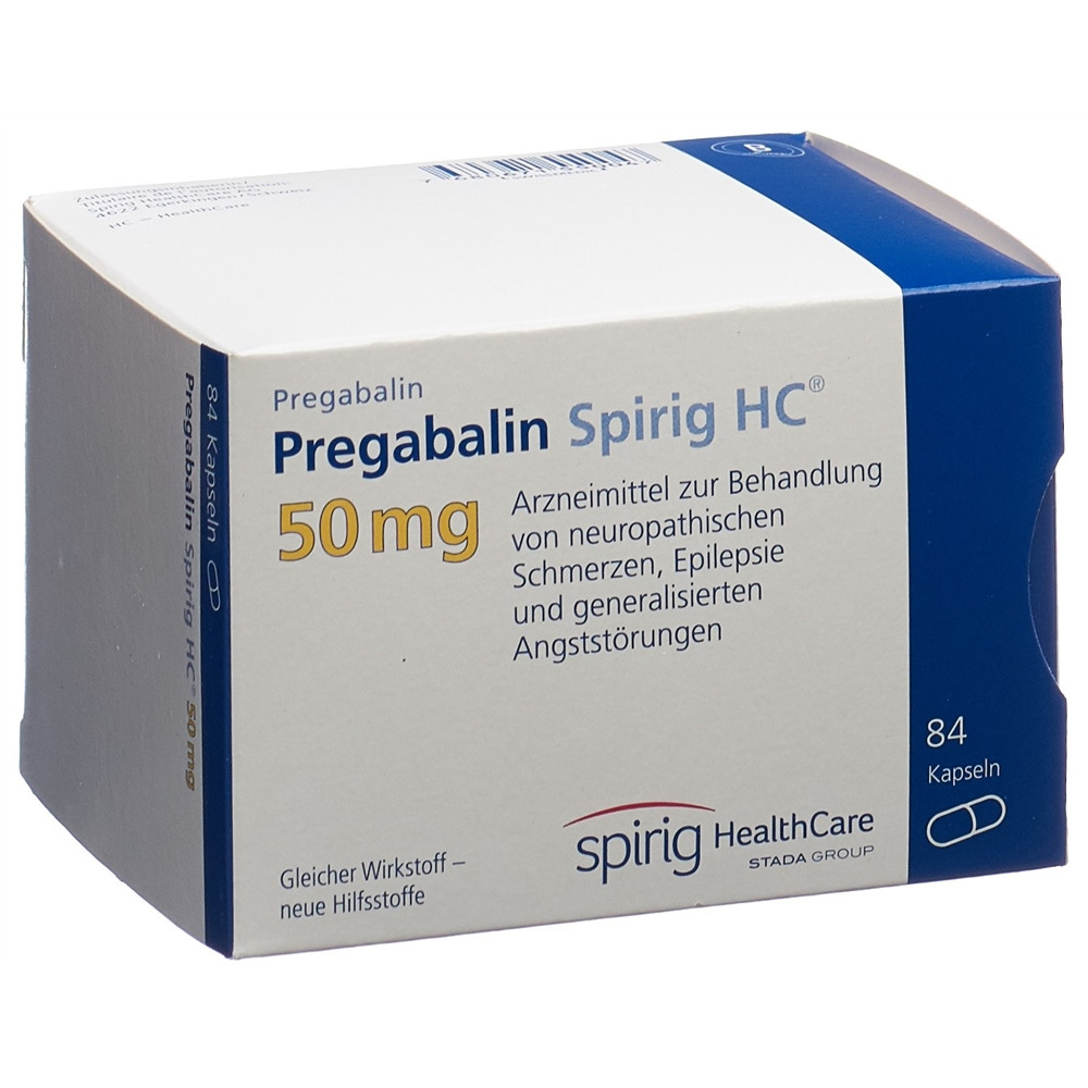 PREGABALINE Spirig HC 50 mg, Hauptbild