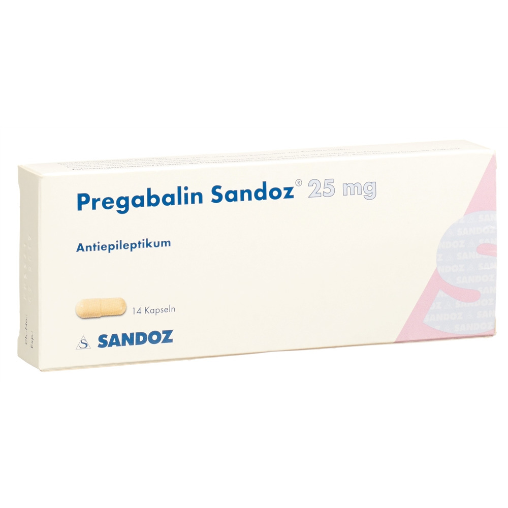 PREGABALINE Sandoz 25 mg, image principale