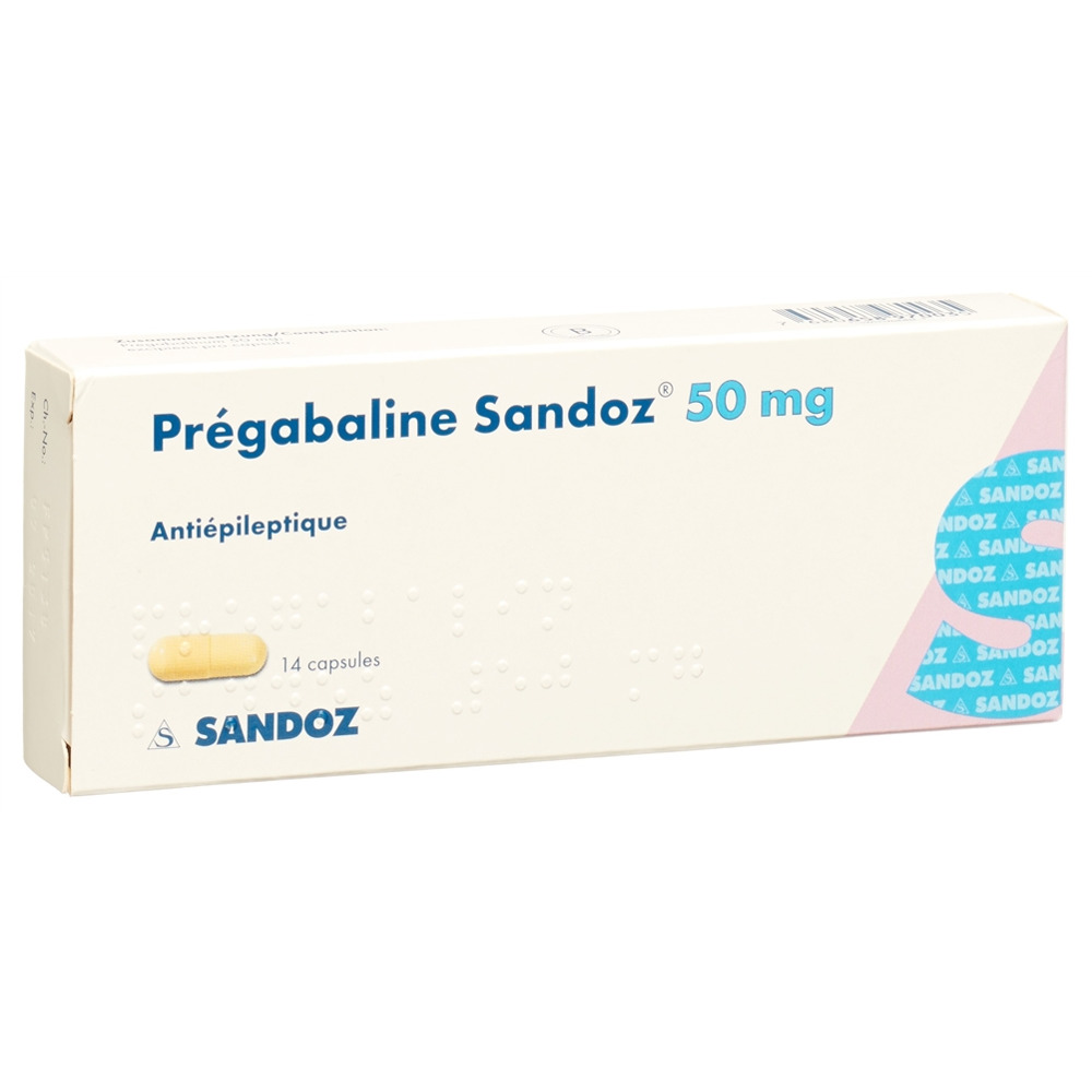 PREGABALINE Sandoz 50 mg, image 2 sur 2