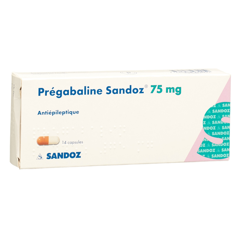 PREGABALINE Sandoz 75 mg, image 2 sur 2