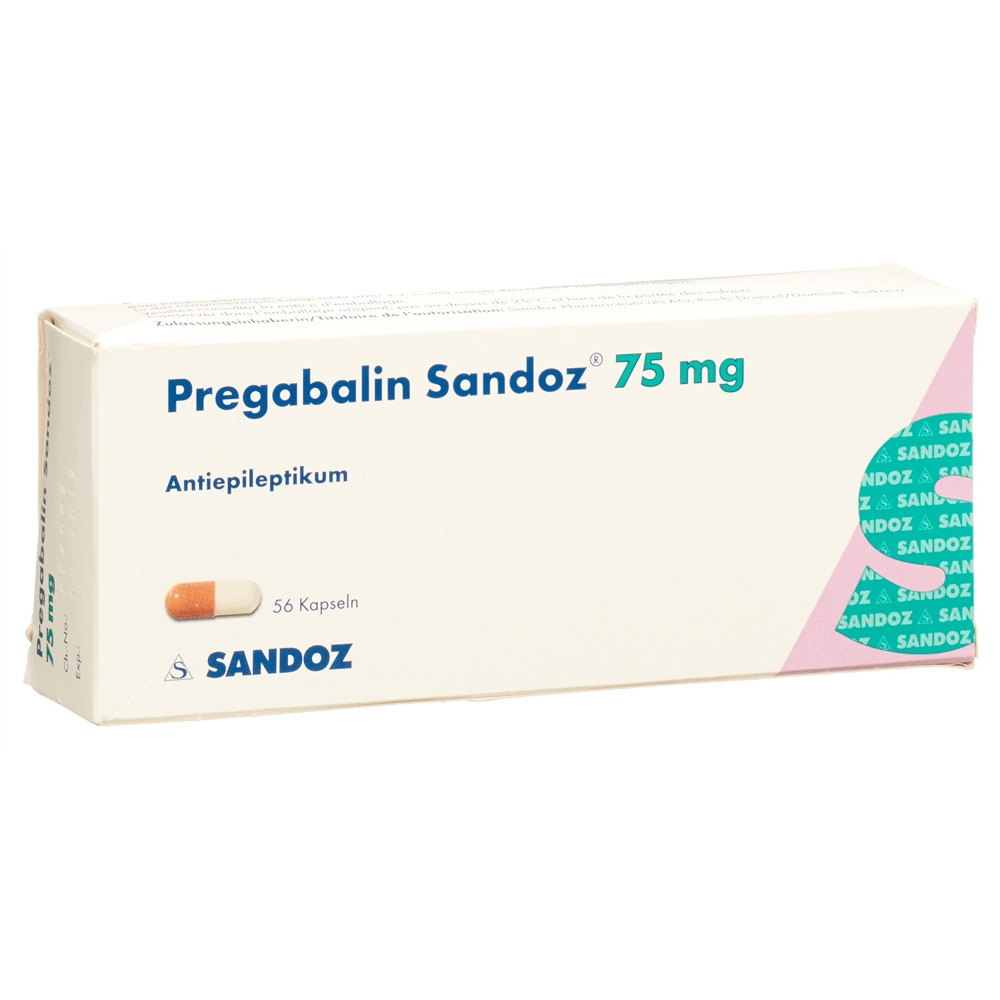 PREGABALINE Sandoz 75 mg, image principale