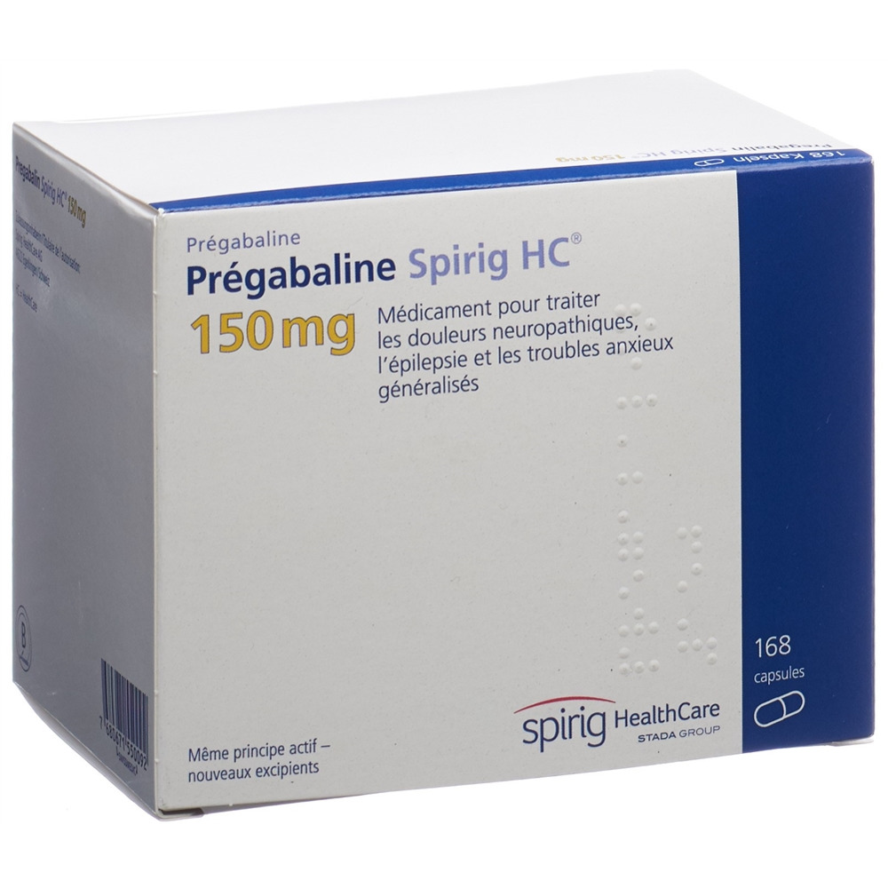 PREGABALINE Spirig HC 150 mg, image 2 sur 2