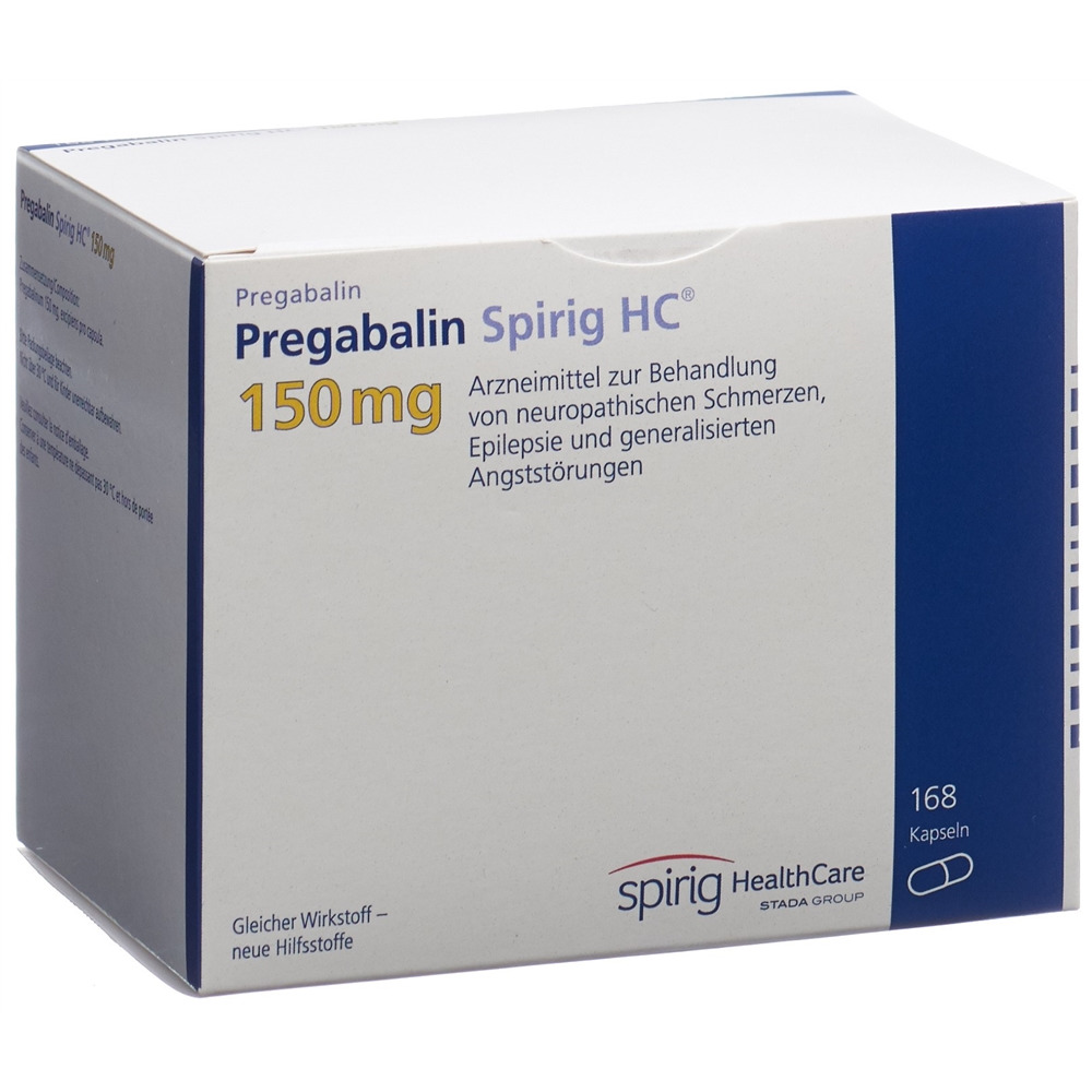 PREGABALINE Spirig HC 150 mg, image principale