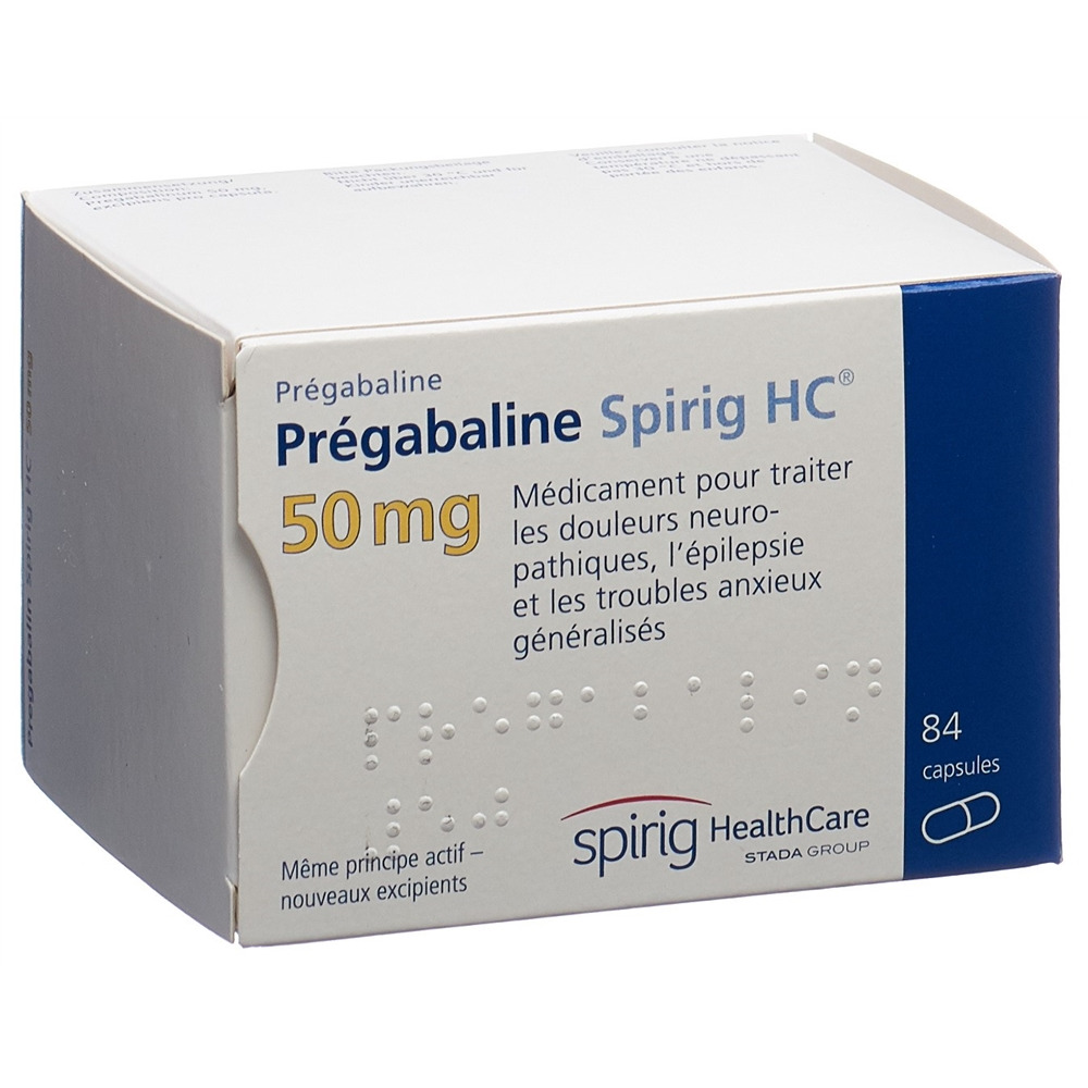 PREGABALINE Spirig HC 50 mg, image 2 sur 2