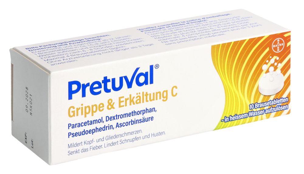 PRETUVAL grippe et refroidissement C, image principale