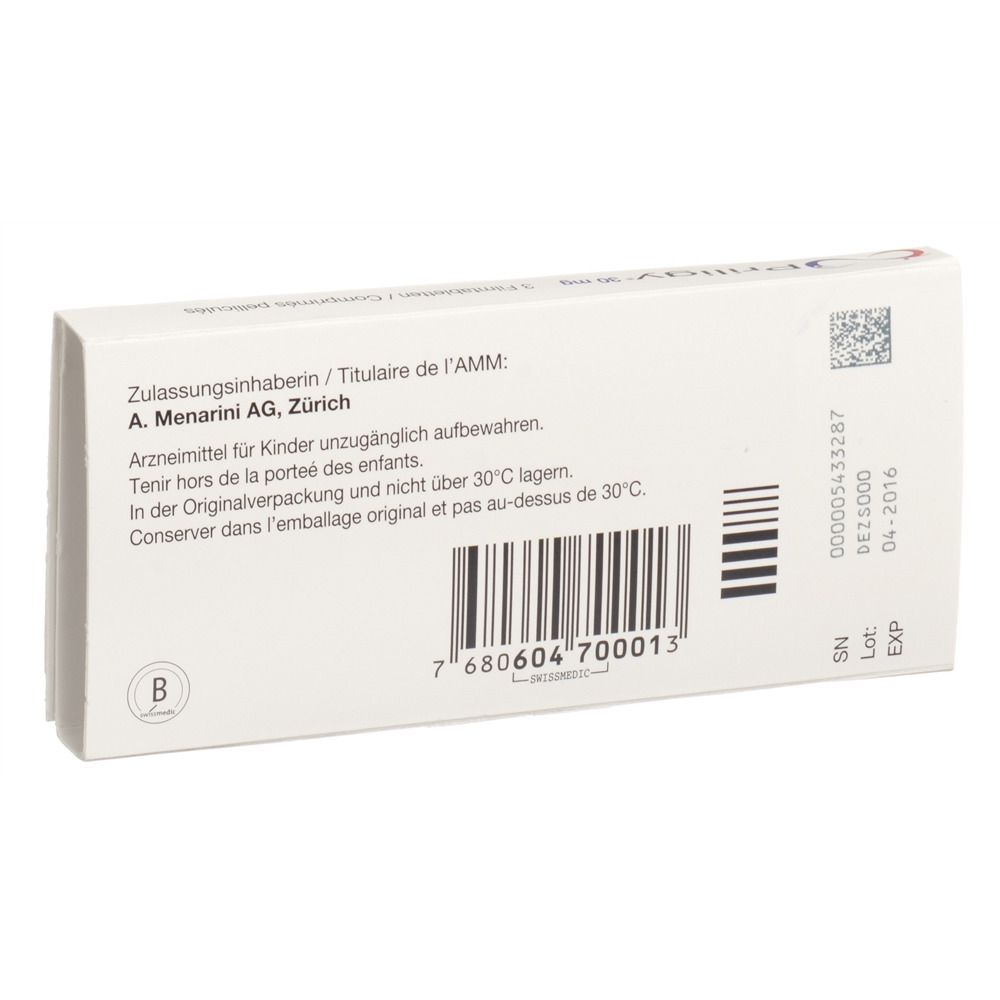 PRILIGY cpr pell 30 mg blist 3 pce, image 2 sur 2