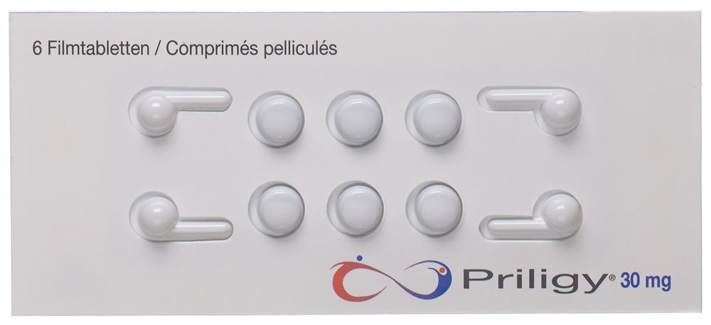 PRILIGY Filmtabl 30 mg Blist 6 Stk, Bild 3 von 3