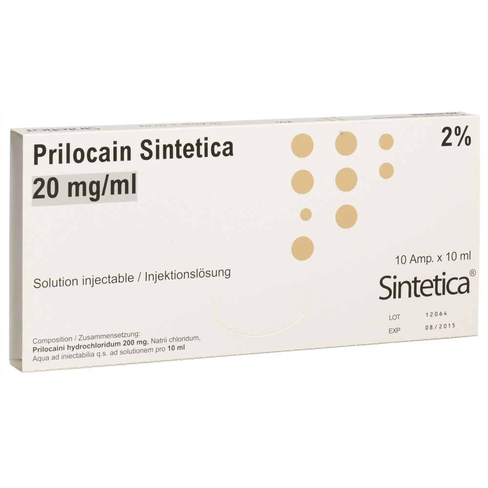 PRILOCAINE Sintetica 20 mg/ml, Hauptbild