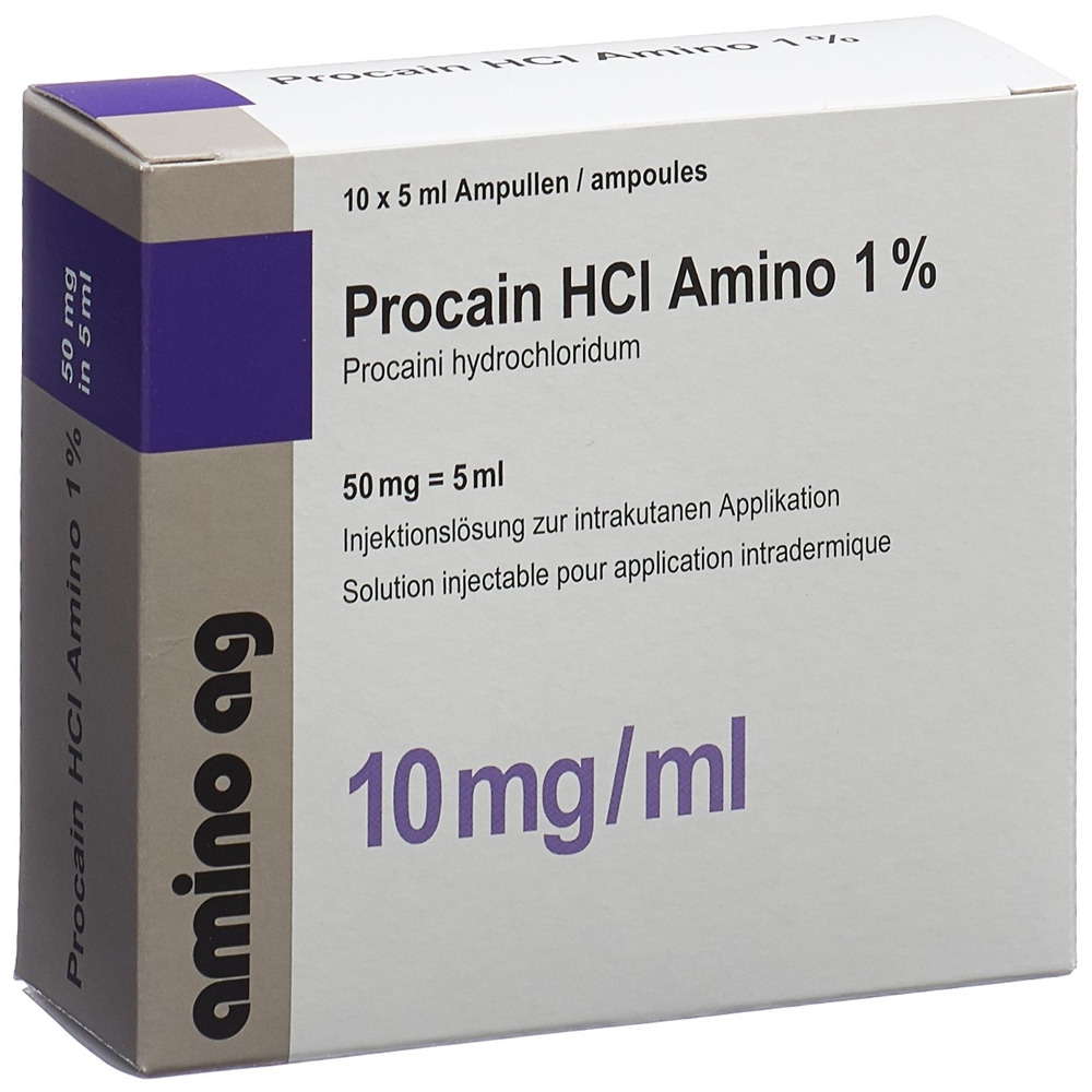 PROCAINE Amino 50 mg/5ml, Hauptbild