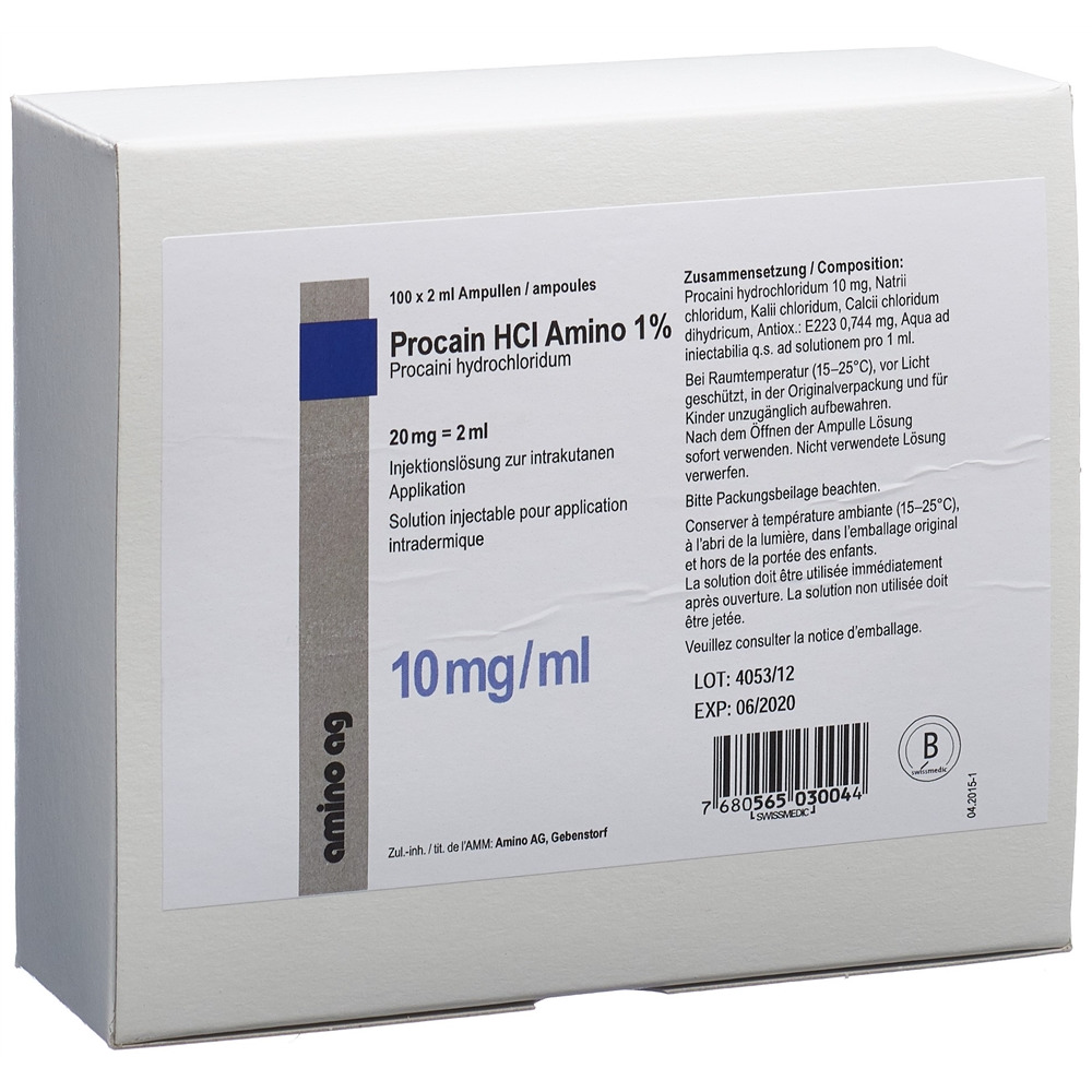 PROCAINE Amino 20 mg/2ml, image principale