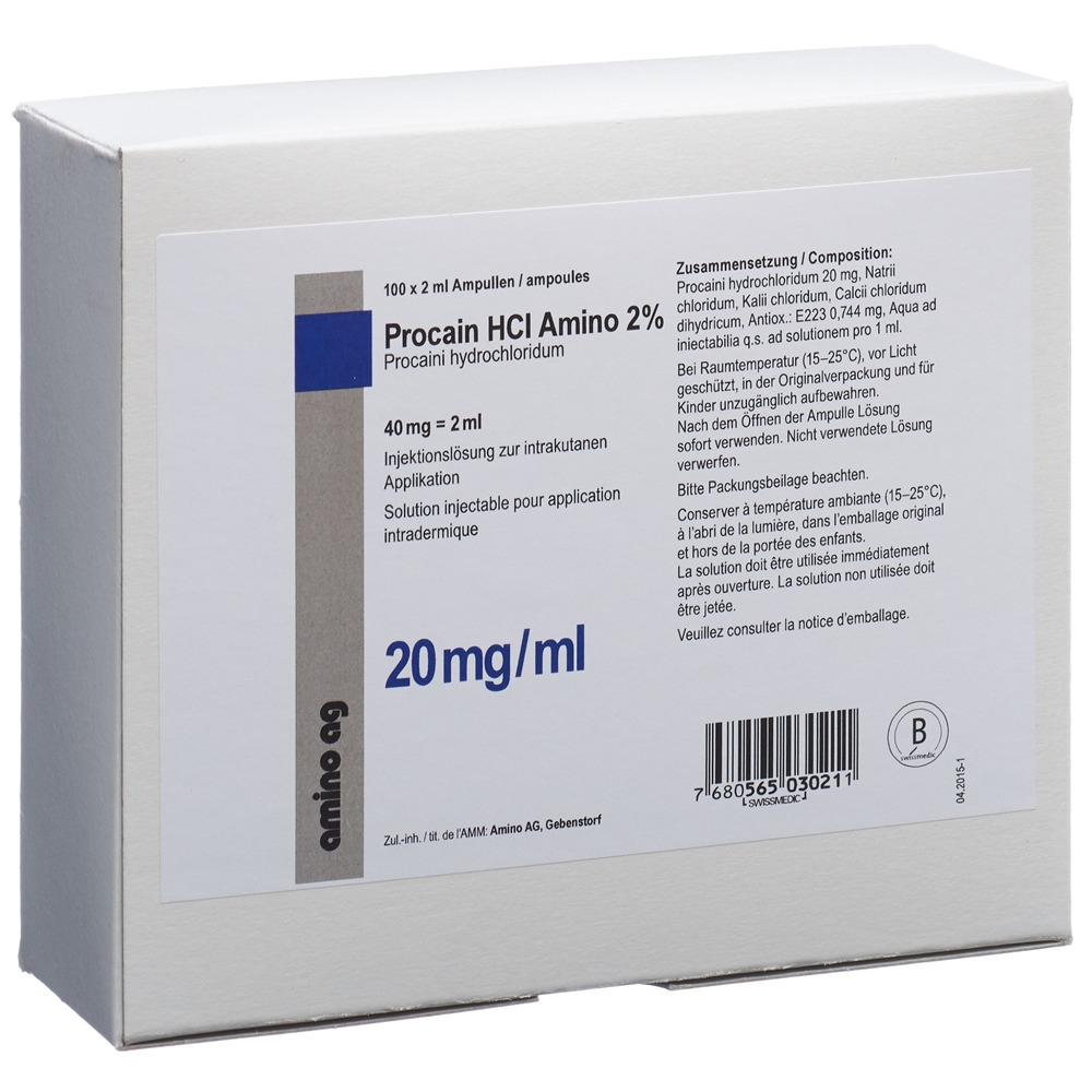 PROCAINE Amino 40 mg/2ml, image principale