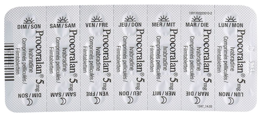 PROCORALAN cpr pell 5 mg blist 112 pce, image 2 sur 3