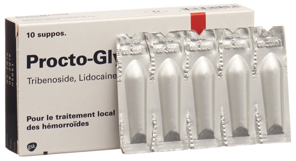 PROCTO-GLYVENOL supp 400 mg blist 10 pce, image 3 sur 4