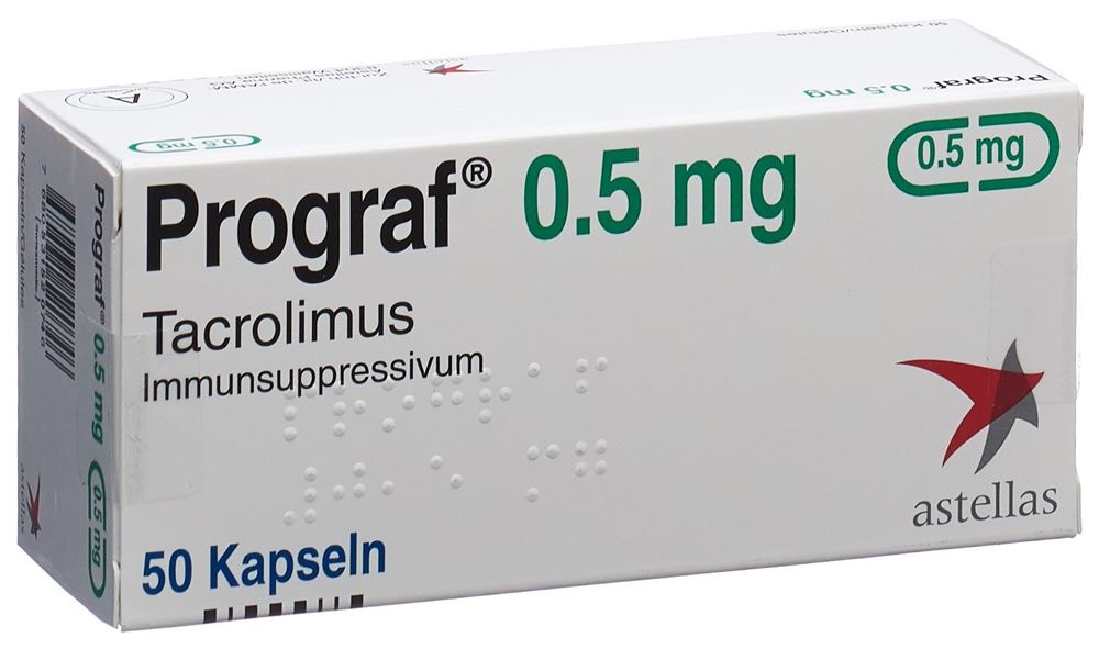 PROGRAF caps 0.5 mg blist 50 pce, image principale