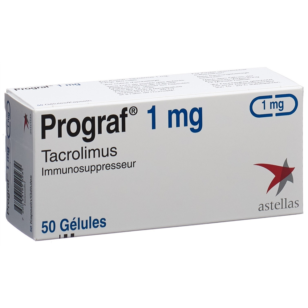 PROGRAF caps 1 mg blist 50 pce, image 2 sur 2